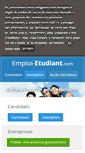 Mobile Screenshot of emploi-etudiant.com
