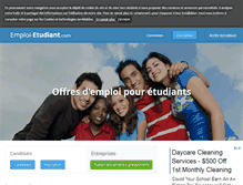 Tablet Screenshot of emploi-etudiant.com